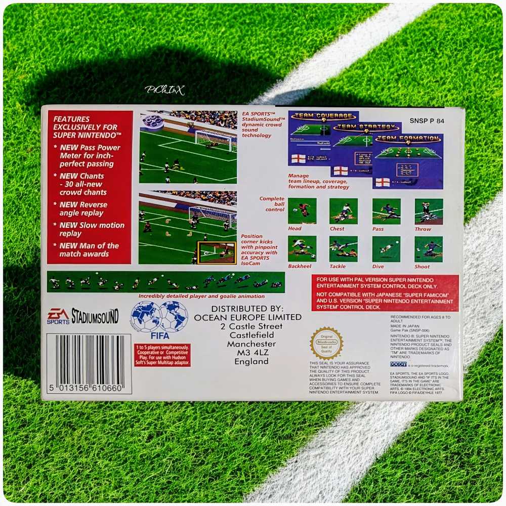FIFA Soccer - Nintendo Super Nintendo Entertainment System (SNES) video game collectible - Main Image 4
