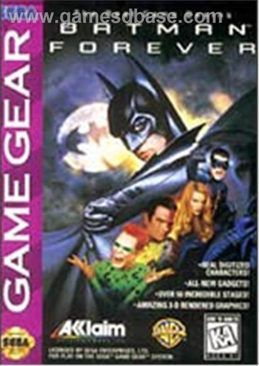 Batman Forever - Sega Game Gear (Sega - 1) video game collectible - Main Image 1