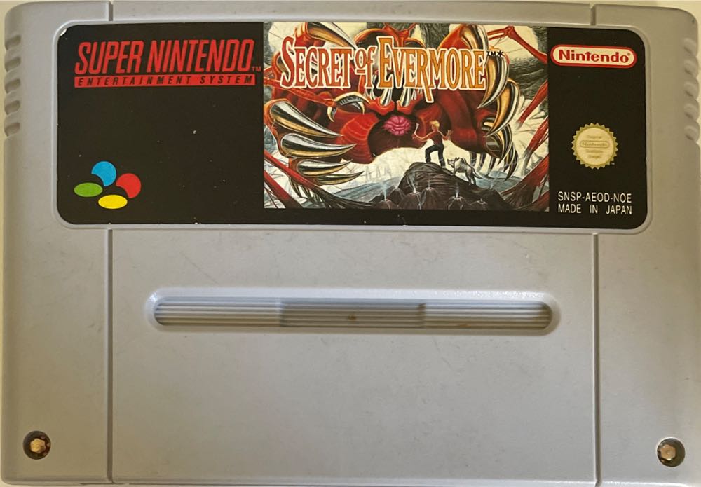 Secret Of Evermore - Nintendo Super Nintendo Entertainment System (SNES) video game collectible - Main Image 2
