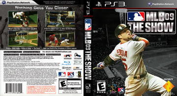 MLB The Show 09 - Sony PlayStation 3 (PS3) (SCEA - 1-2) video game collectible [Barcode 71171981802] - Main Image 2