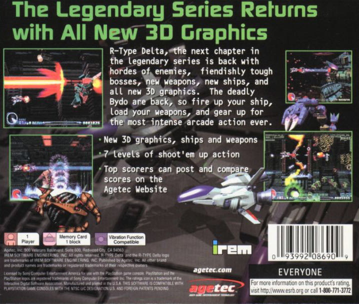 R-Type Delta - Sony PSP Go (Irem - 1) video game collectible - Main Image 2