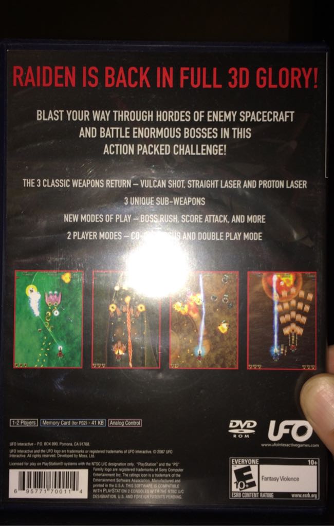 Raiden III - Sony PlayStation 2 (PS2) video game collectible - Main Image 2