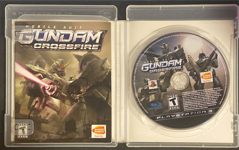 Mobile Suit Gundam: Crossfire - Sony PlayStation 3 (PS3) (Bandai Namco Games - 2) video game collectible [Barcode 722674110020] - Main Image 3