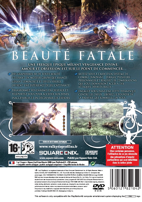 Valkyrie Profile 2 : Silmeria - Sony PlayStation 2 (PS2) (Square Enix - 1) video game collectible [Barcode 5060121821842] - Main Image 2