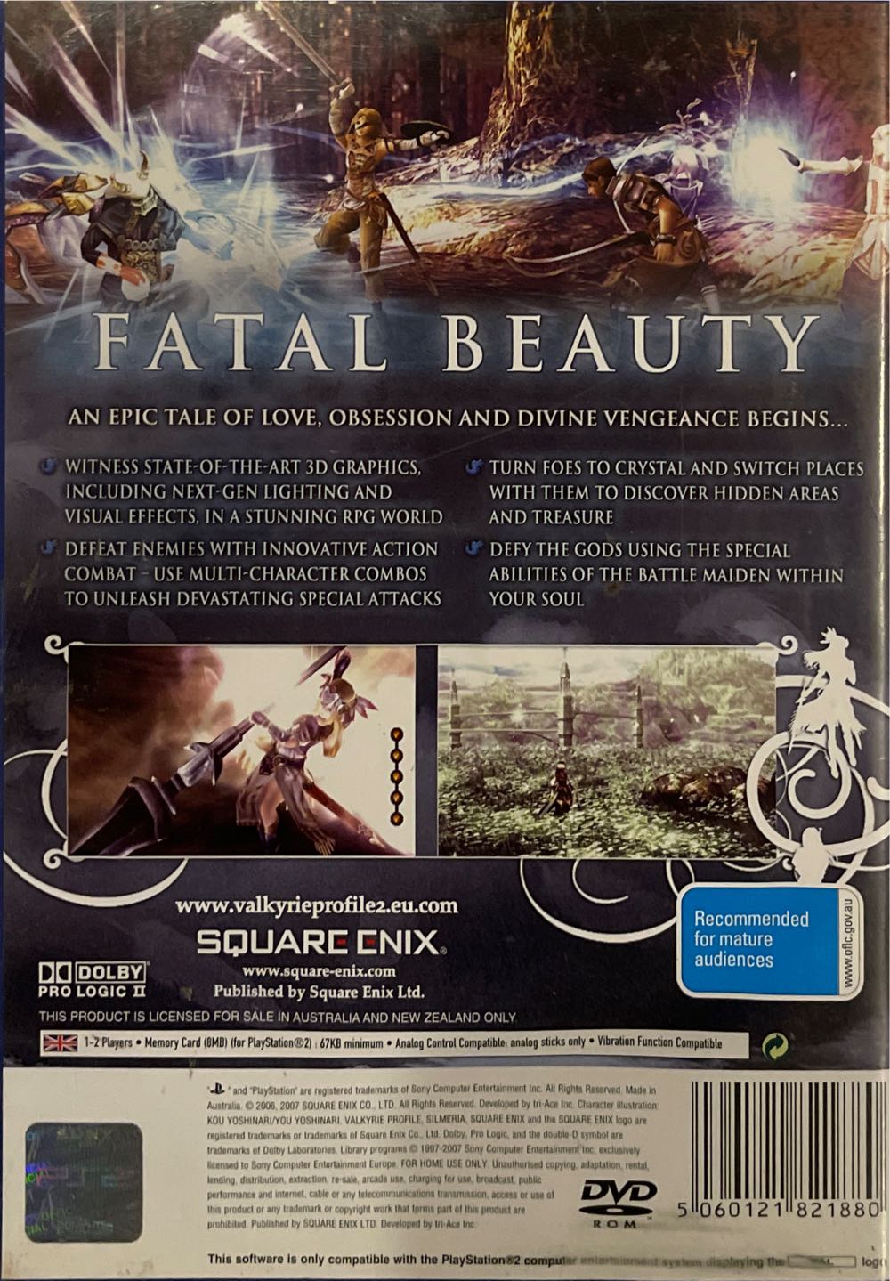 Valkyrie Profile 2 Silmeria - Sony PlayStation 2 (PS2) video game collectible [Barcode 5060121821880] - Main Image 2