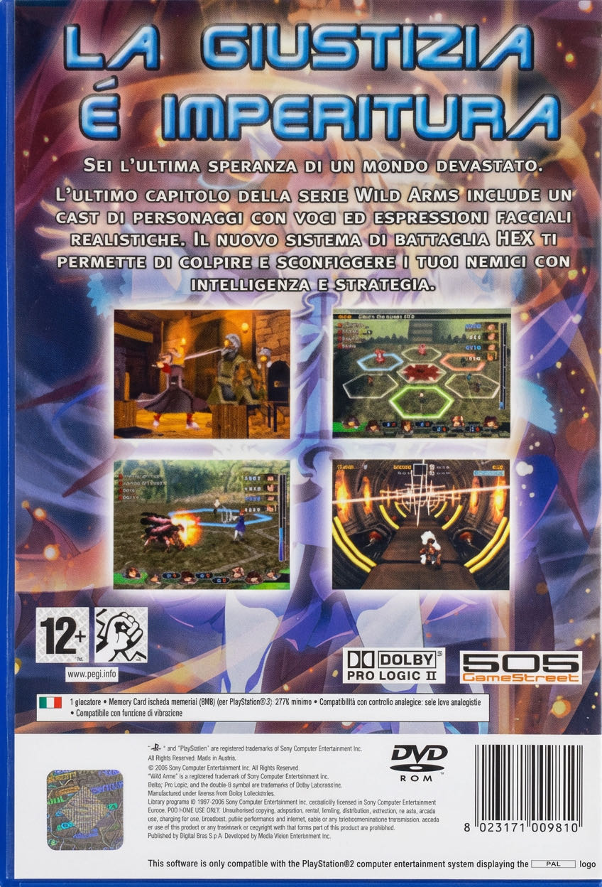 Wild Arms 4 - Sony PlayStation 2 (PS2) (505 Games - 1) video game collectible [Barcode 8023171009810] - Main Image 2