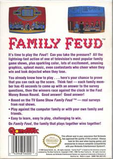 FAMILY FEUD - Nintendo Entertainment System (NES) (GameTek - 2) video game collectible - Main Image 2