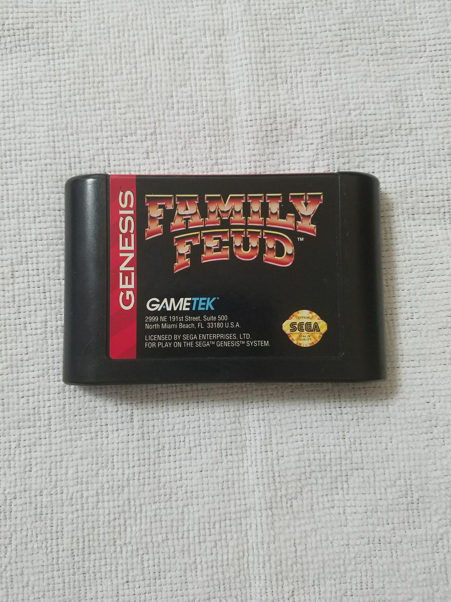 FAMILY FEUD - Sega Genesis (Mega Drive) video game collectible - Main Image 1
