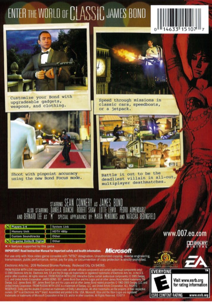 007: From Russia with Love - Microsoft Xbox (MGM Interactive EA - 12) video game collectible - Main Image 2