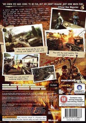 Farcry 2 - Microsoft Xbox 360 (Ubisoft - 1) video game collectible [Barcode 3307212278881] - Main Image 2