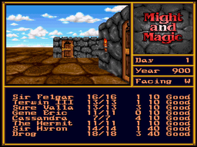 Might and Magic: Gates to Another World - Sega Mega Drive (Electronic Arts Inc.) video game collectible [Barcode 5015839185007] - Main Image 2