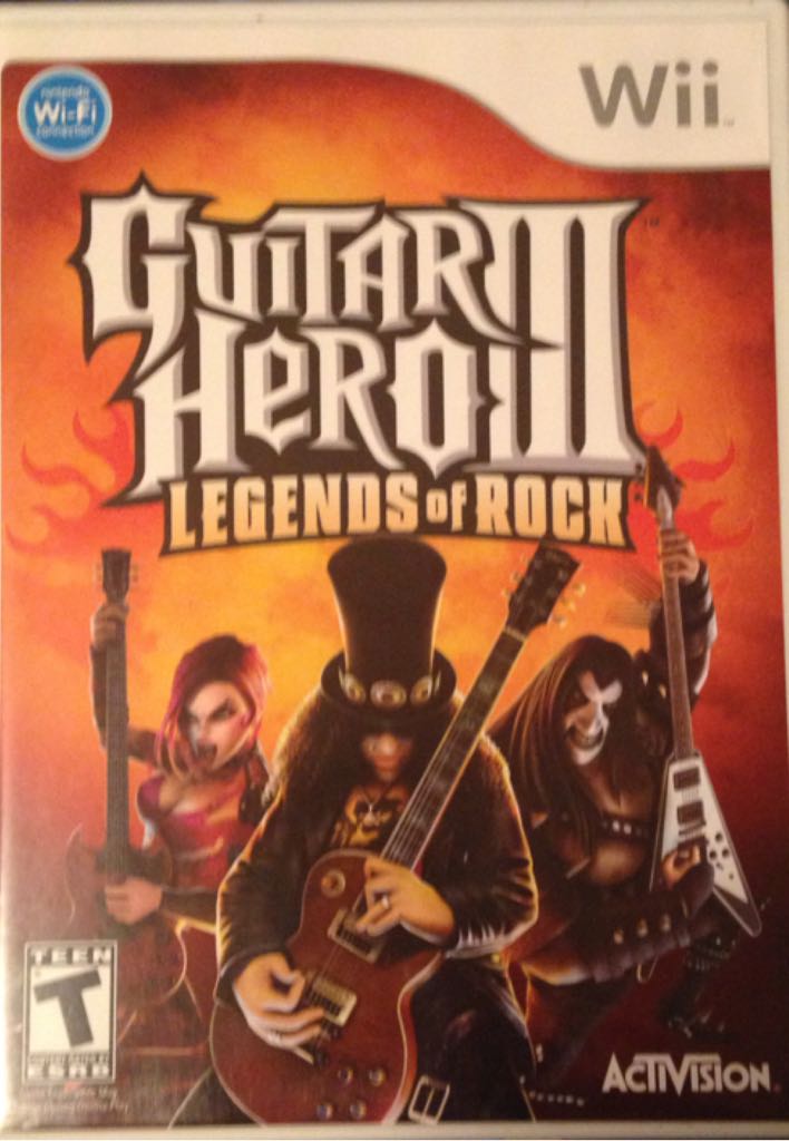 Guitar Hero 3 Legends Of Rock - Nintendo Wii video game collectible - Main Image 1