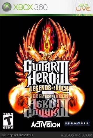 Guitar Hero 3 Legends Of Rock - Microsoft Xbox 360 video game collectible - Main Image 1