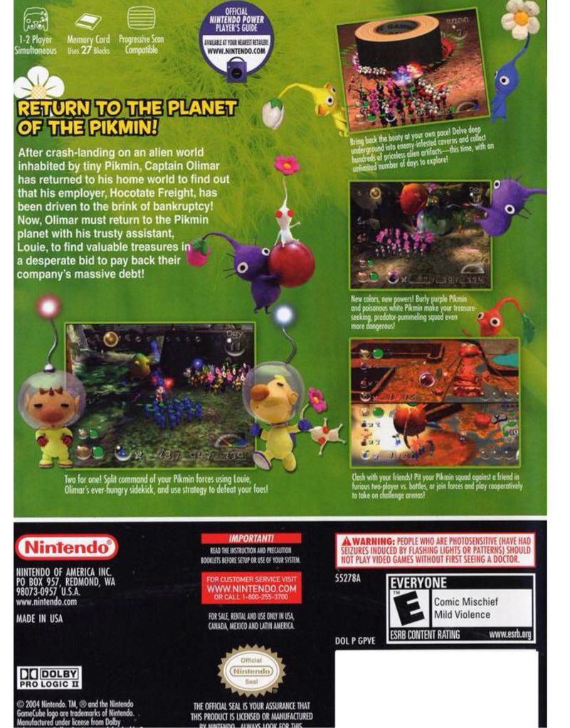 Pikmin 2 - Nintendo GameCube (Nintendo - 2) video game collectible [Barcode 0045496902902] - Main Image 2