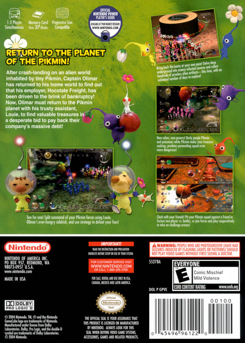 Pikmin 2 - Nintendo GameCube (Nintendo - 2) video game collectible [Barcode 0045496961220] - Main Image 2
