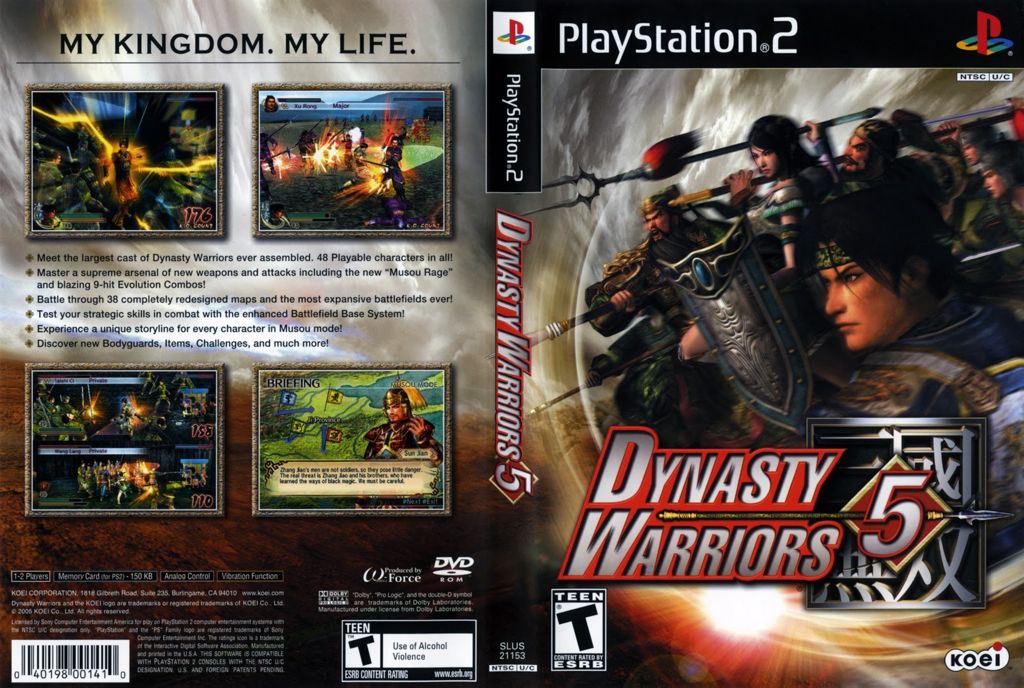 Dynasty Warriors 5 - Sony PlayStation 2 (PS2) (1-2) video game collectible [Barcode 5060073301591] - Main Image 2