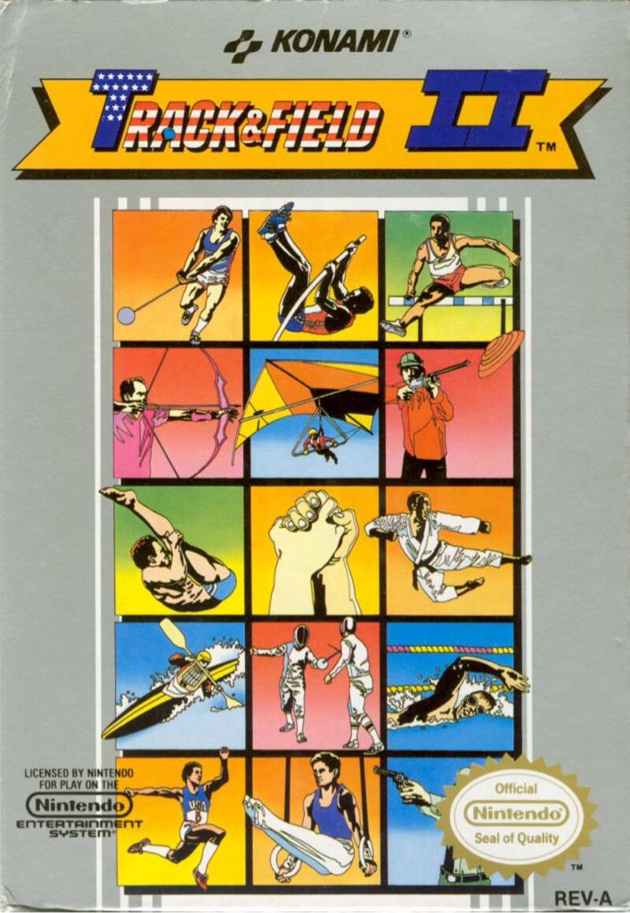 Track and Field II - Nintendo Super Nintendo Entertainment System (SNES) video game collectible - Main Image 1