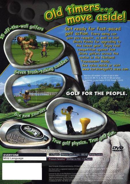Hot Shots Golf 3 - Sony PlayStation 2 (PS2) (Sony Computer Entertainment - 2) video game collectible [Barcode 711719713029] - Main Image 2