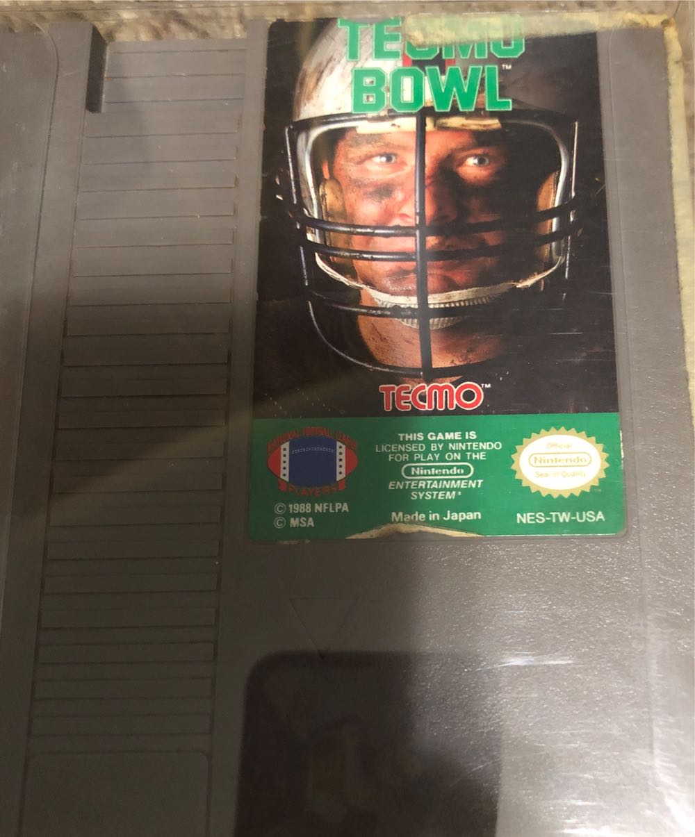 NES/Tecmo Bowl - Nintendo Entertainment System (NES) (Tecmo - 2) video game collectible - Main Image 2