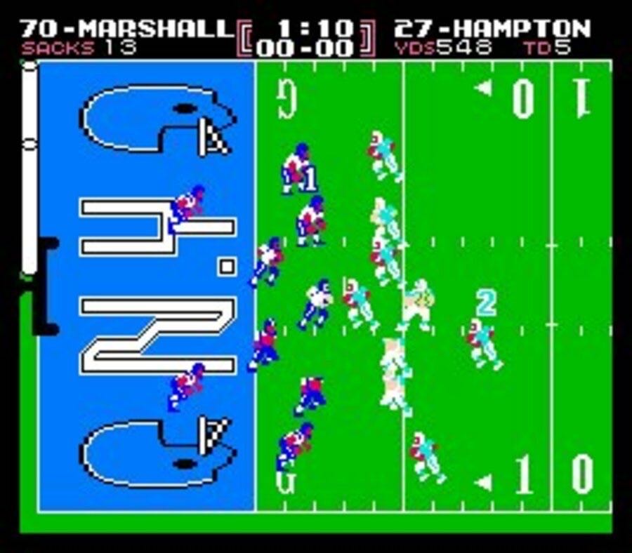 NES/Tecmo Bowl - Nintendo Entertainment System (NES) (Tecmo - 2) video game collectible - Main Image 4