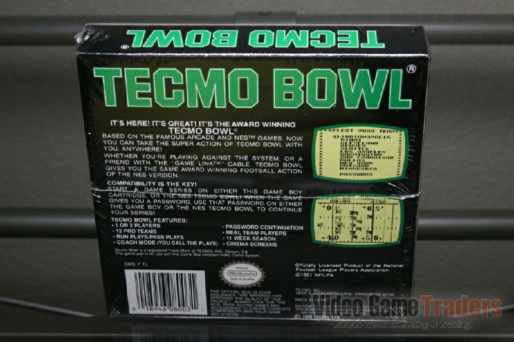 Tecmo Bowl - Nintendo Game Boy video game collectible - Main Image 2