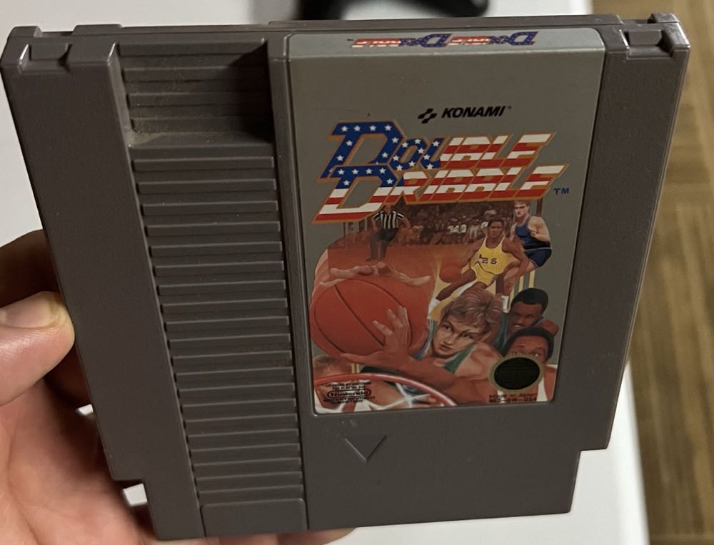 Double Dribble - Nintendo Entertainment System (NES) (Konami - 1-2) video game collectible [Barcode 083717110057] - Main Image 4