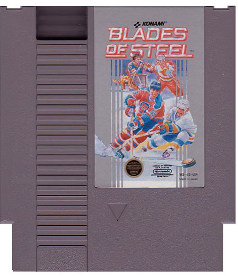 Blades of Steel (Cart Only) - Nintendo Entertainment System (NES) (Konami - 2) video game collectible [Barcode 083717110156] - Main Image 3
