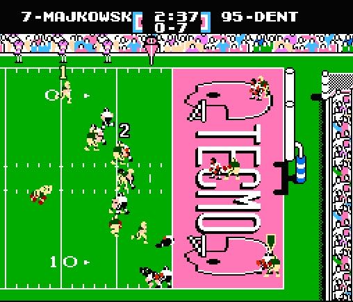 Tecmo Super Bowl - Nintendo Entertainment System (NES) (Tecmo - 1-2) video game collectible - Main Image 2