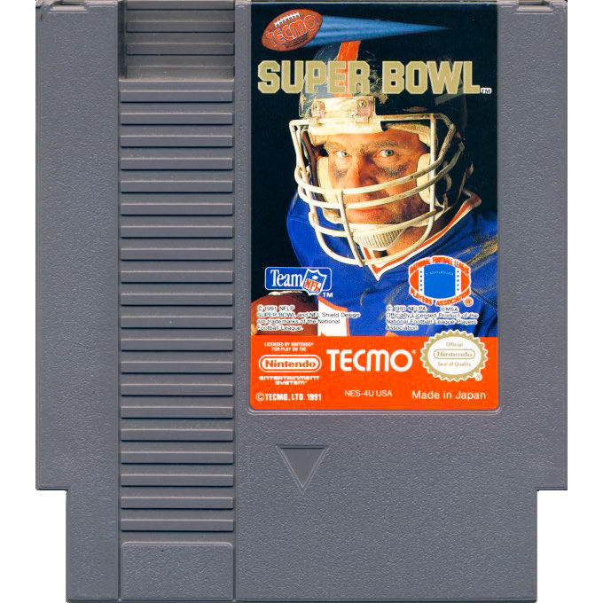 Tecmo Super Bowl - Nintendo Entertainment System (NES) (Tecmo - 1-2) video game collectible - Main Image 3