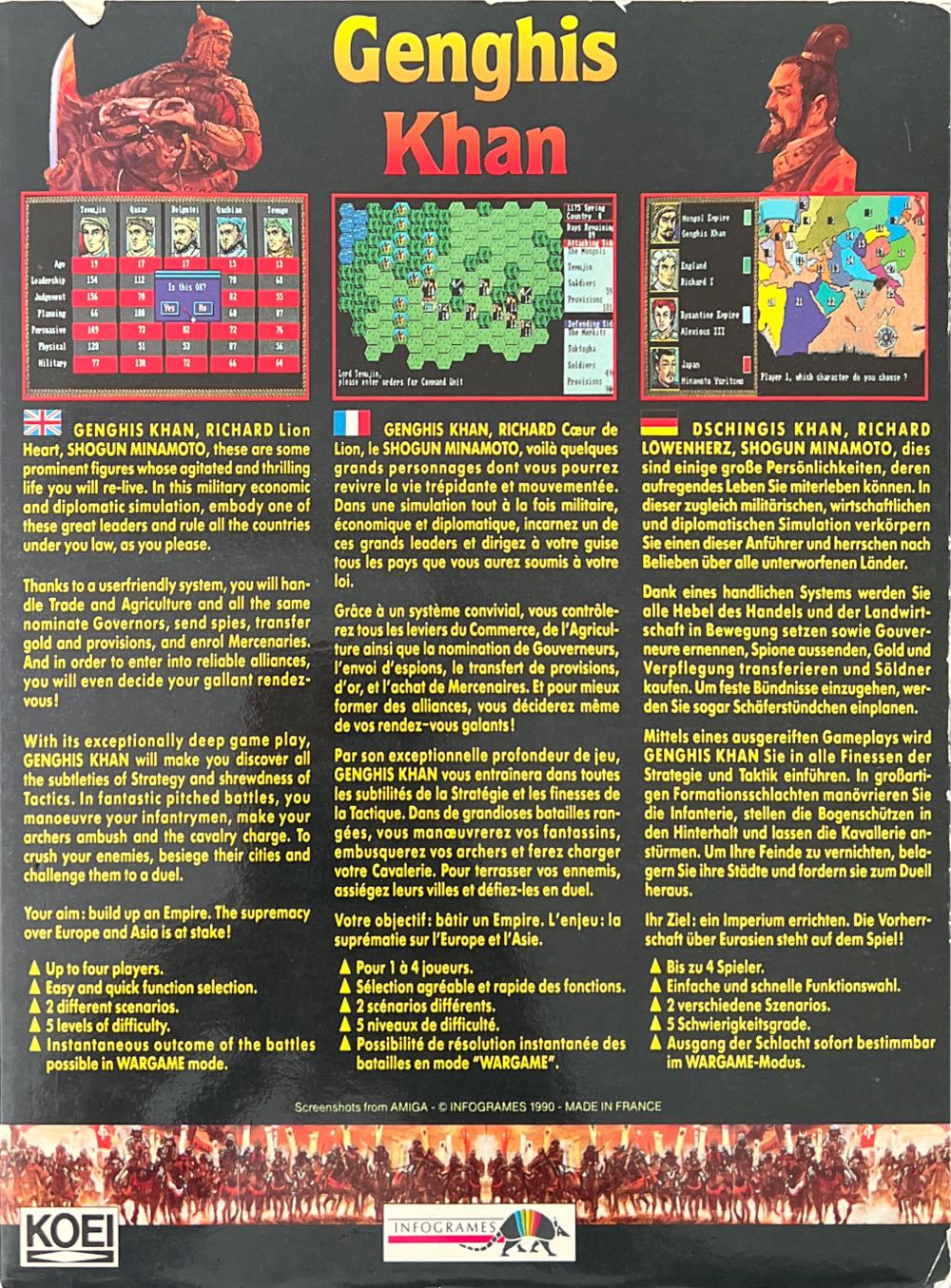 Genghis Khan - PC (Erbe) video game collectible - Main Image 2