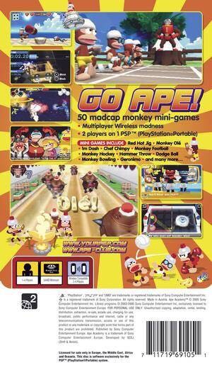 Ape Academy - Sony PlayStation Portable (PSP) video game collectible [Barcode 711719181743] - Main Image 2