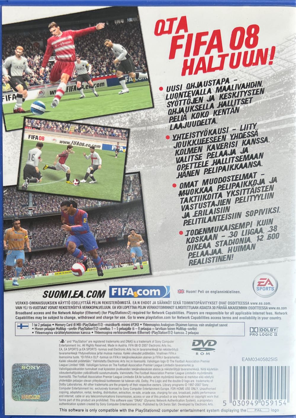 FIFA Soccer 08 - Sony PlayStation 2 (PS2) ((EA) Electronic Arts) video game collectible [Barcode 5030937059159] - Main Image 2