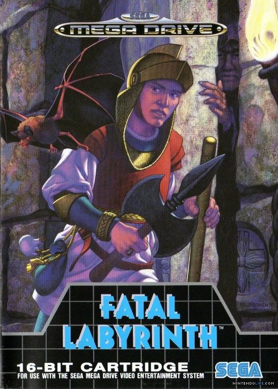 Fatal Labyrinth - Sega Genesis Mini (Sega - 1) video game collectible - Main Image 1