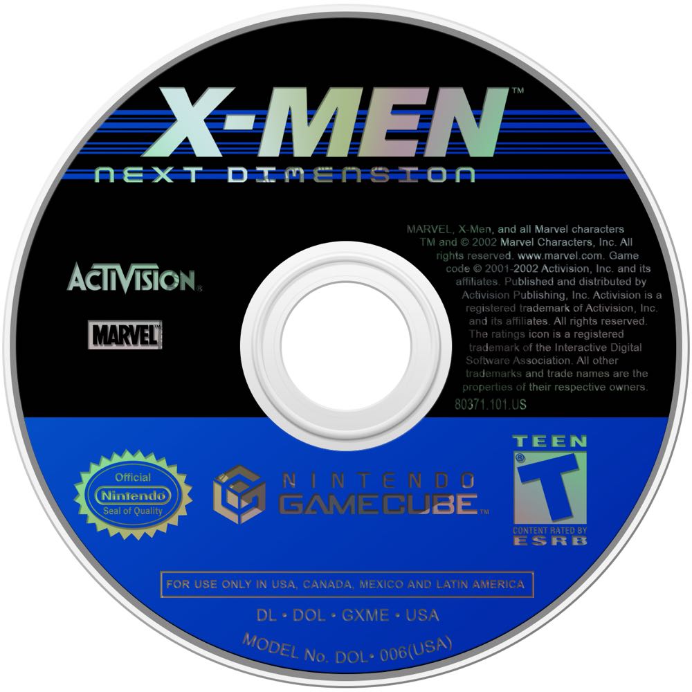 X-Men : Next Dimension - Nintendo GameCube (Activision - 2) video game collectible [Barcode 5030917017261] - Main Image 3