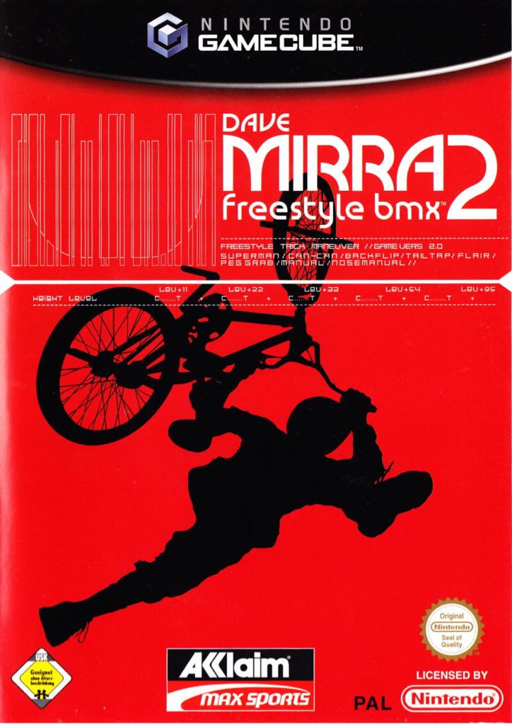 Dave Mirra Freestyle Bmx 2 - Nintendo GameCube video game collectible [Barcode 3455196525535] - Main Image 1