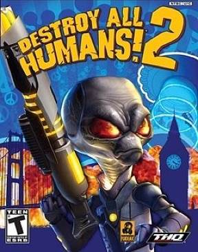 DESTROY ALL HUMANS 2 - Sony PlayStation 2 (PS2) video game collectible [Barcode 4005209082976] - Main Image 1