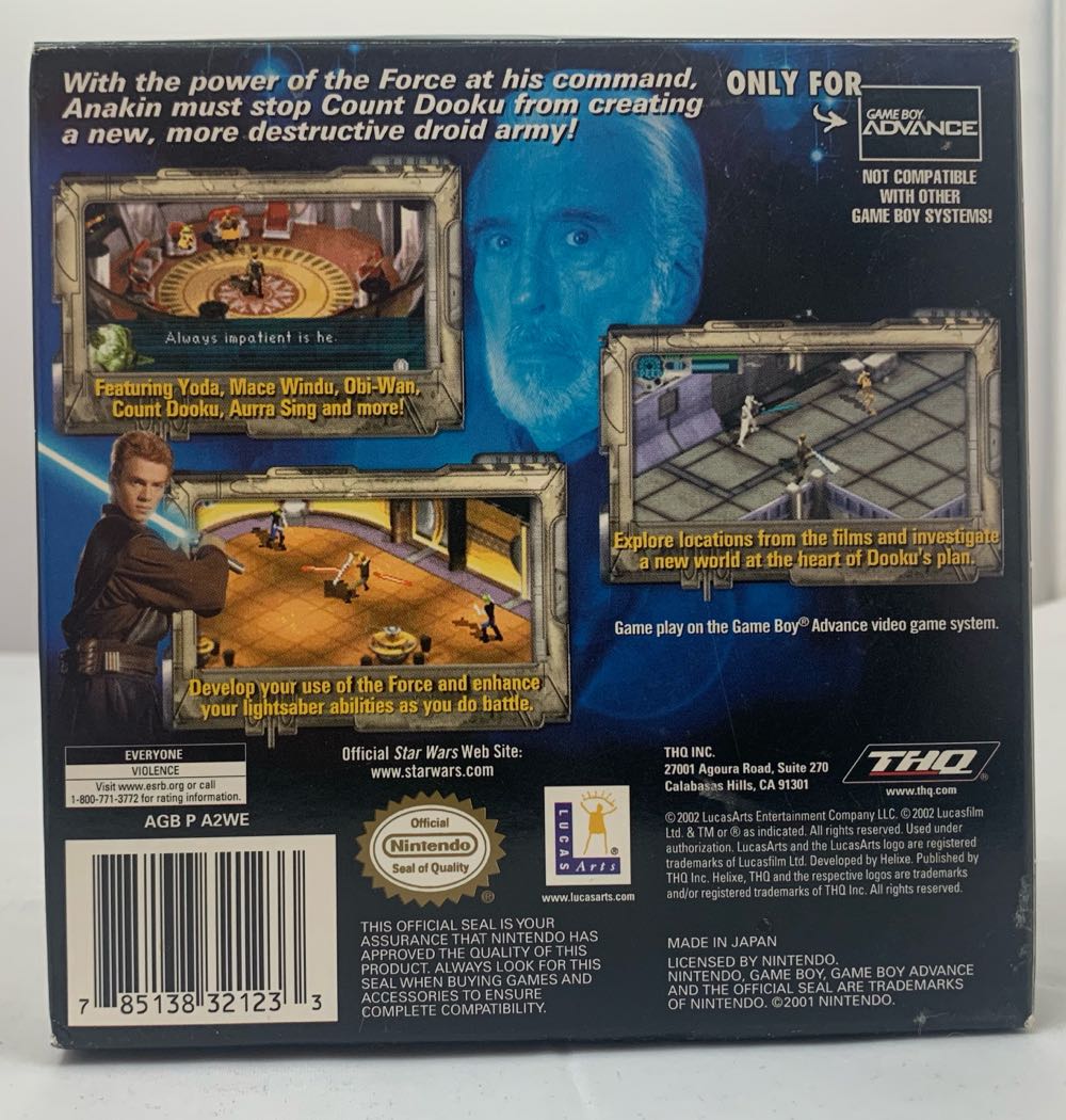 Star Wars: The New Droid Army - Nintendo Game Boy Advance (GBA) (THQ - 1) video game collectible [Barcode 785138321233] - Main Image 2