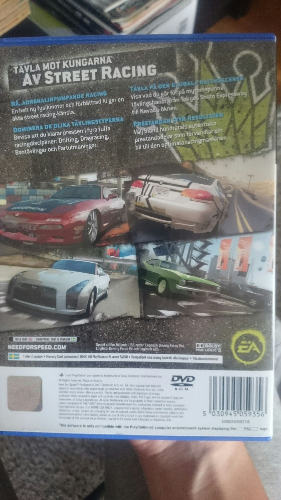 Need for Speed ProStreet - Sony PlayStation 2 (PS2) video game collectible - Main Image 2