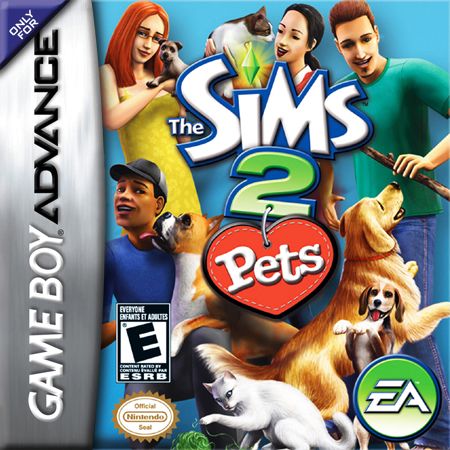 The Sims 2 Pets - Nintendo Game Boy Advance (GBA) video game collectible - Main Image 1
