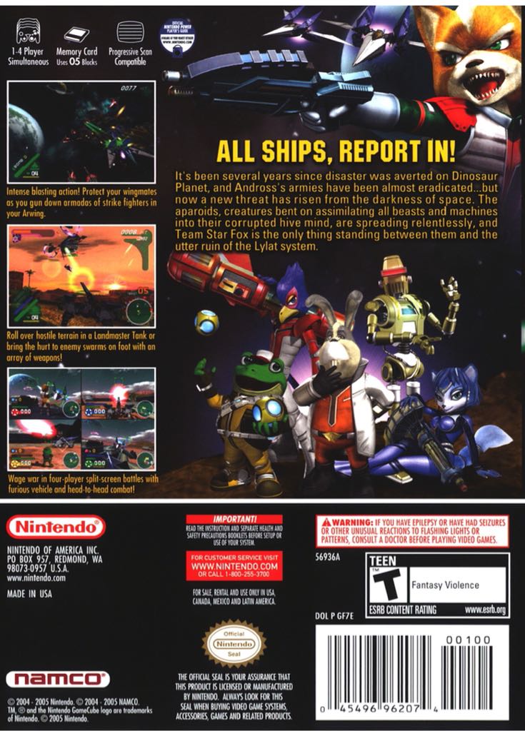 スターフォックス　アサルト - Nintendo GameCube video game collectible [Barcode 4902370509809] - Main Image 2