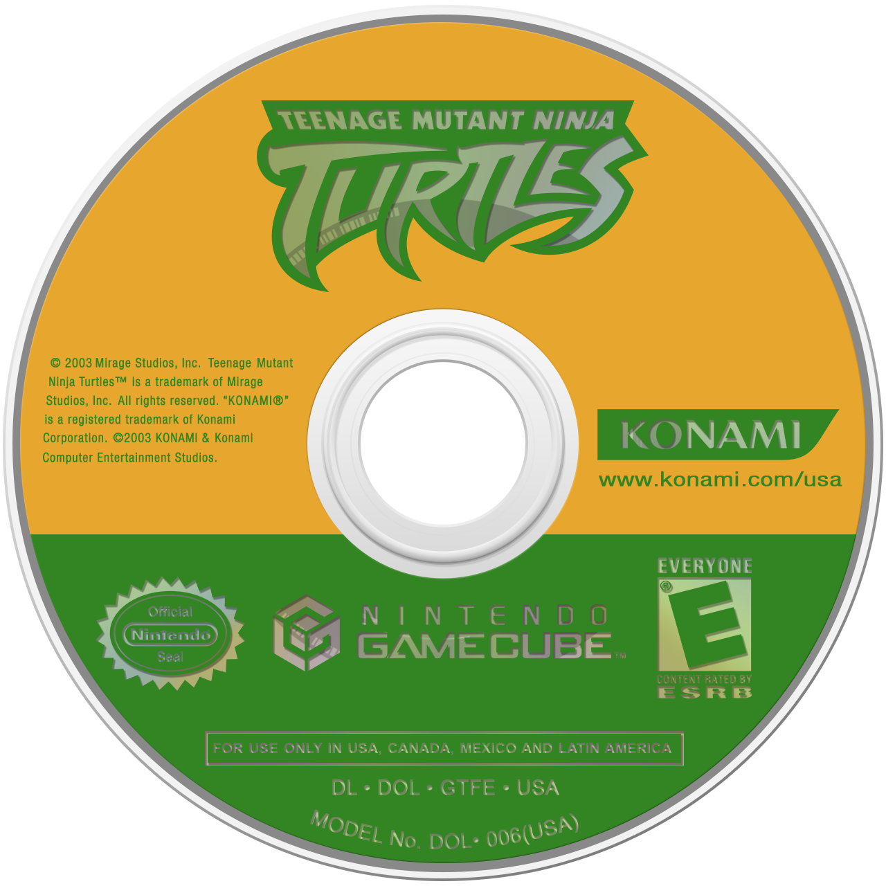 Teenage Mutant Ninja Turtles - Nintendo GameCube (Konami - 2) video game collectible [Barcode 083717400141] - Main Image 3
