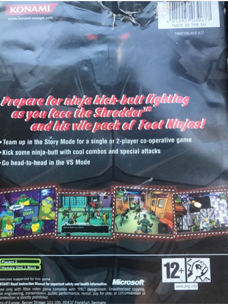 Teenage Mutant Ninja Turtles - Microsoft Xbox video game collectible [Barcode 4012927030677] - Main Image 2