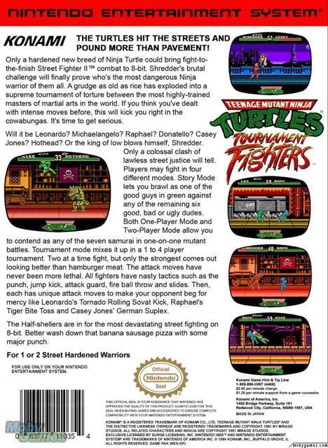 Teenage Mutant Ninja Turtles - Nintendo Entertainment System (NES) video game collectible - Main Image 2