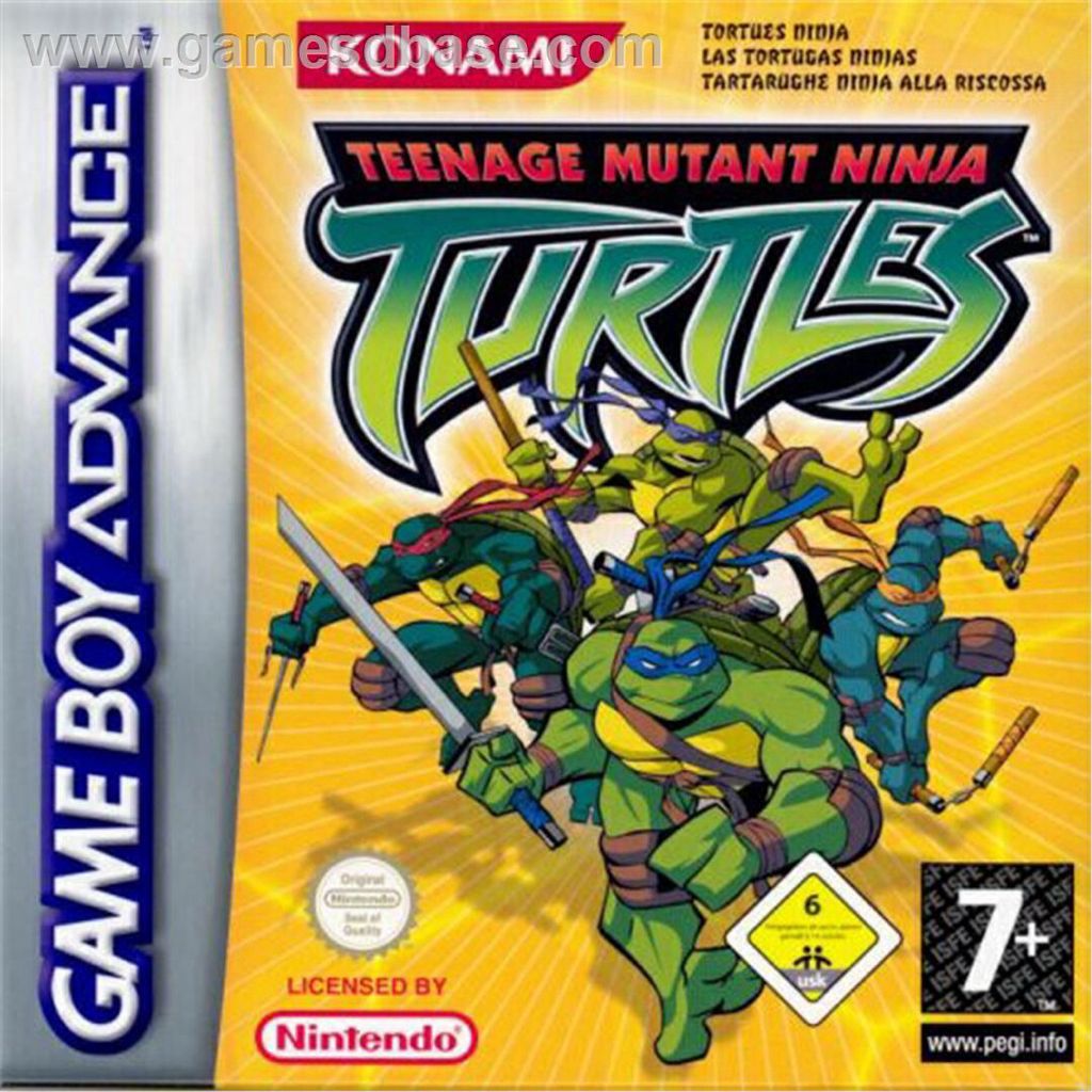 Teenage Mutant Ninja Turtles - Nintendo Game Boy Advance (GBA) video game collectible - Main Image 1