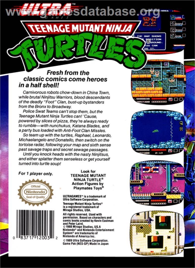 Teenage Mutant Ninja Turtles - Nintendo Entertainment System (NES) video game collectible - Main Image 2