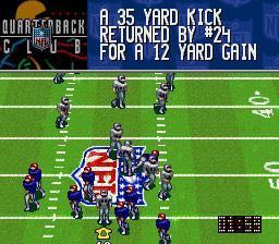 NFL Quarterback Club - Nintendo Super Nintendo Entertainment System (SNES) (1-2) video game collectible - Main Image 2