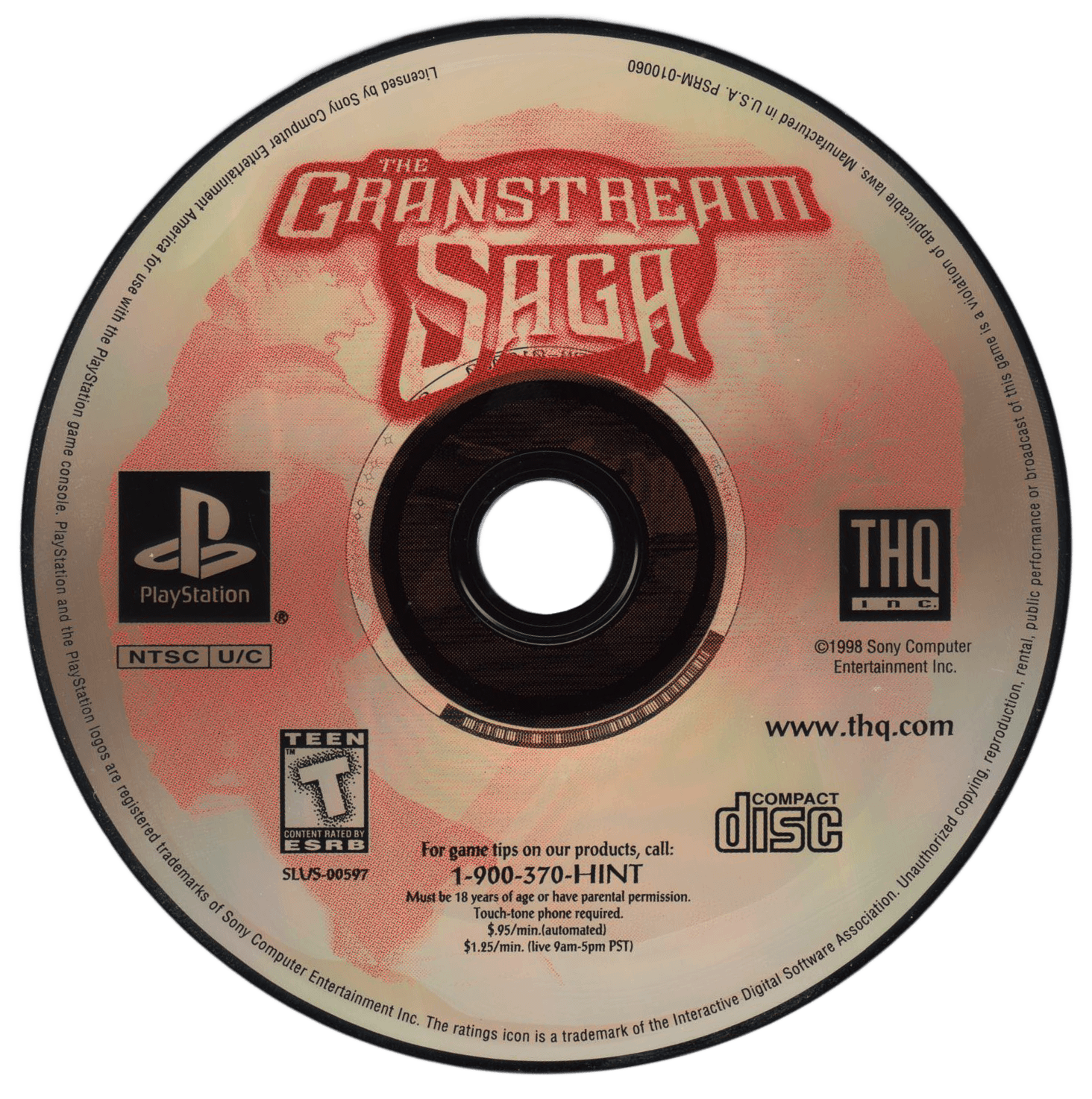The Granstream Saga - Sony PlayStation (THQ - 1) video game collectible [Barcode 752919470251] - Main Image 3