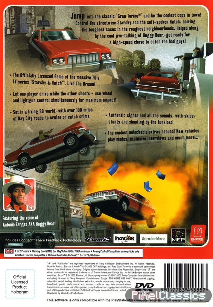 Starsky and Hutch - Sony PlayStation 2 (PS2) video game collectible - Main Image 2