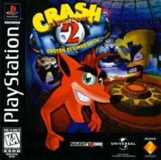 Crash Bandicoot 2: Cortex Strikes Back - Sony PlayStation (SCEA - 1) video game collectible [Barcode 1171976642] - Main Image 1