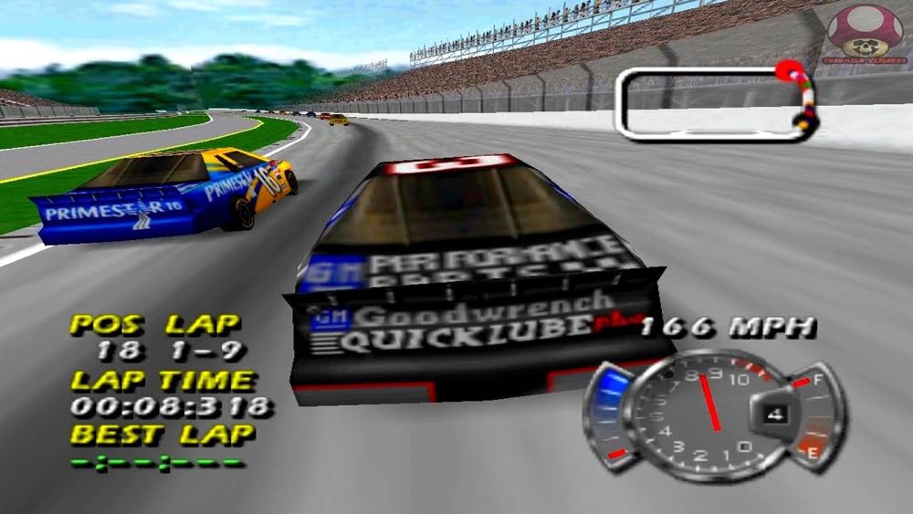 Nascar 99 - Nintendo 64 (N64) (Electronic Arts/EA Games - 2) video game collectible [Barcode 5030935017830] - Main Image 4